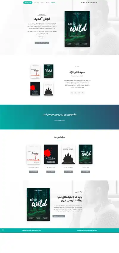 نمونه کار خدمات طراحی سایت وردپرس